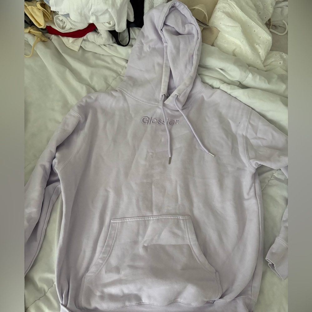 Glossier Light Purple Hoodie